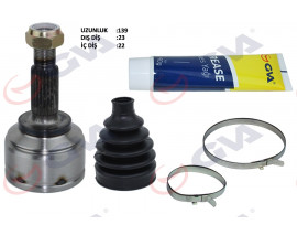 AKS KAFASI DIŞ ÖN SYMBOL-THALIA/LOGAN II/SANDERO 1.5 DCI 12- 23x22x49 143.00mm