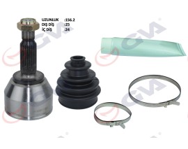 AKS KAFASI DIŞ ÖN TRANSIT CONNECT 1.8 TDCI 02-13 75HP 25x24x53.5 156.5mm