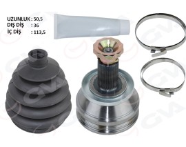 AKS KAFASI DIŞ POLO-CORDOBA-FABİA 1.2 TDİ-1.4 TDİ 01-14 AMF-BNV-BNM-CFWA-CAYB-CYZB 1.2 TDİ-1.4 TDİ