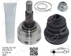 AKS KAFASI SOL-SAG ON DIS RENAULT CLIO III 1.5 DCI M-T 05-12 DACIA LOGAN-LOGAN MCV 1.5 DCI 04-12