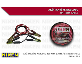 AKÜ TAKVİYE KABLOSU 800 AMP 2.3 MT