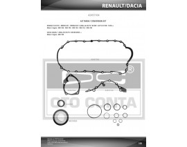 ALT TAKIM CONTASI KNG-CLIO-MGN II-LOGAN 1.5 DCİ K9K TEFLON KEÇELİ