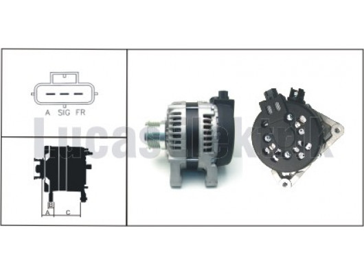 ALTERNATOR 14V 120A FIESTA 1.6TDCI FOCUS C