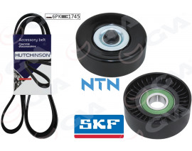 ALTERNATÖR GERGİ KİTİ TOURNEO CONNECT-TRANSİT CONNECT 1.8Dİ-TDCİ 07- KLİMALI 6PK1745