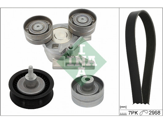 ALTERNATÖR GERGİ RULMAN KITI GEGI-KAYIS-AVERE BILYA DAHIL 4 PARCA TRANSIT V348-V363 11 2.2 155PS