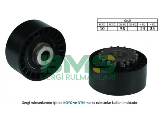 ALTERNATÖR GERGİ RULMANI CLIO I-II 96- -KANGOO 01- -TWNG 96- -SANDERO 08- 1.2-1.2 16V