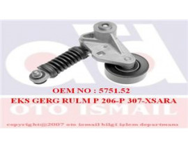 ALTERNATÖR GERGİ RULMANI GERDİRİCİ P206 1.4i-1.6i-16 16V 98- -XSARA 1.4i-1.6-1.6 16V 97-05
