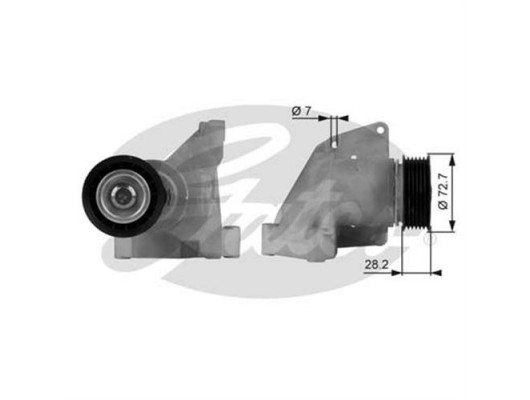 ALTERNATÖR GERGİ RULMANI KÜTÜKLÜ FOCUS 1.4 16V 1.6 16V 98-04