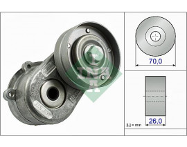 ALTERNATÖR GERGİ RULMANI KÜTÜKLÜ JEEP CHEROKEE-CHRYSLER VOYAGER 2.5-2.8CRD 01 DODGE CARAVAN-NITRO