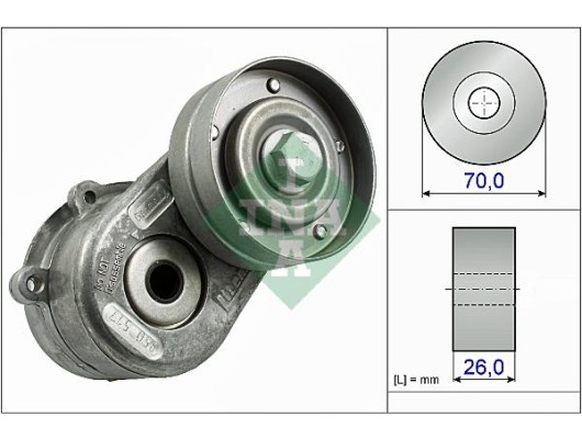 ALTERNATÖR GERGİ RULMANI KÜTÜKLÜ JEEP CHEROKEE-CHRYSLER VOYAGER 2.5-2.8CRD 01 DODGE CARAVAN-NITRO