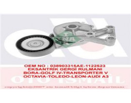 ALTERNATÖR GERGİ RULMANI KÜTÜKLÜ TRANSPORTER T5-GOLF4-BORA-SHARAN 1.9 TDI AXB-AUY-ALH