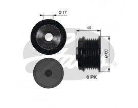 ALTERNATÖR KASNAĞI 43.5mm CMAX-FIESTA VI-FOCUS III-KUGA II-TRANSİT-CONNECT-COURIER 1.5-1.6-2.0TDCİ