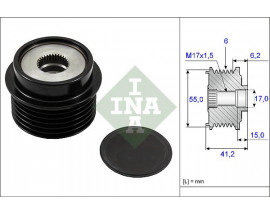 ALTERNATÖR KASNAĞI RULMANLI TOYOTA AURIS-COROLLA 1.6-1.8 6 KANAL