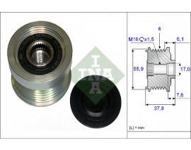 ALTERNATÖR RULMANI VOLVO C70 98-05 S40 2.4 04 S60 01 S80 98-06 S70 V70 XC70 XC90 535001910