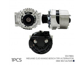 ALTERNATÖR SARJ DİNAMOSU 12V 98A MEGANE CLIO KANGO BOSCH TIPI