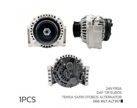 ALTERNATÖR SARJ DİNAMOSU 24V 110A DAF TIR EURO5 TEMSA SAFİR OTOBÜS