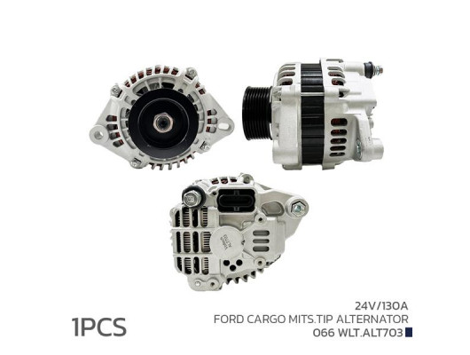 ALTERNATÖR SARJ DİNAMOSU 24V 130A FORD CARGO MITS.TIP