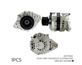 ALTERNATÖR SARJ DİNAMOSU 24V 50A ISUZU NPR VAKUMSUZ