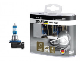 AMPUL 12V H11 55 PGJ19-2 NIGHT VISION 150 FAZLA 20 BEYAZ IŞIK