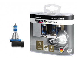 AMPUL 12V H16 19 PGJ19-3 NIGHT VISION 150 FAZLA 20 BEYAZ IŞIK