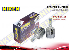 AMPÜL 12V H7 LED XENON SET VW GOLF IV-POLO ORJ.MONTAJ EVO SERİSİ