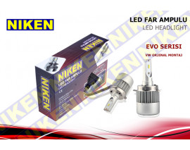 AMPÜL 12V H7 LED XENON SET VW JETTA ORJ.MONTAJ EVO SERİSİ