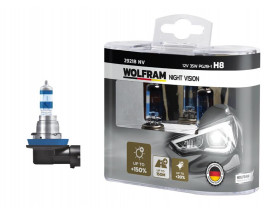 AMPUL 12V H8 35 PGJ19-1 NIGHT VISION 150 FAZLA 20 BEYAZ IŞIK