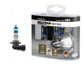 AMPUL 12V HB3 100 P20d NIGHT VISION 150 FAZLA 20 BEYAZ IŞIK