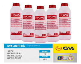ANTİFRİZ 1.5 LT -56 C KIRMIZI LONG LİFE Koli 12 Ad ORGANIK