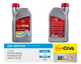 ANTİFRİZ 1 LT -37 C KIRMIZI LONG LİFE Koli 12 Ad ORGANIK