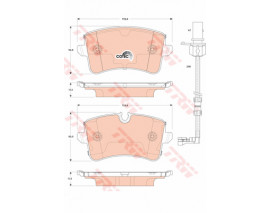 ARKA BALATA AUDI A8 2.0-3.0-4.0 TFSİ-TDİ 10