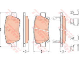ARKA BALATA AVENSIS SEDAN-KOMBİ T27 1.6-1.8-2.0-2.0D-4D-2.2D-4D 09
