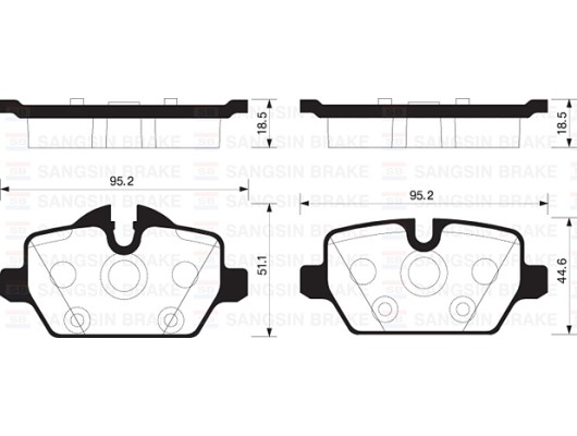 ARKA BALATA BMW E81 02-12 E87 04-12 F20 10 E90-E91-E92-E93 05 MINI 10 GDB1612
