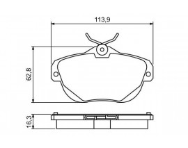 ARKA BALATA C6 2.2HDI 173FAP/2.7HDI P205 FAP 3.0 V6 09/05 0986TB3131