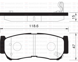 ARKA BALATA DİSK SSANGYONG RODIUS 05