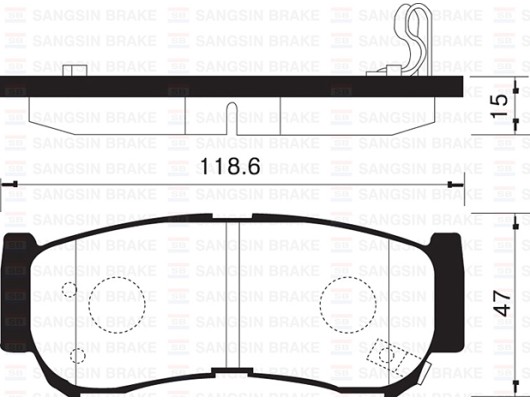 ARKA BALATA DİSK SSANGYONG RODIUS 05