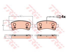 ARKA BALATA DUCATO 2014 FİŞLİ