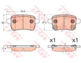 ARKA BALATA FİAT 500L 12 ALFA ROMEO GIULIETTA 10 FİAT 500L 12