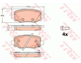 ARKA BALATA FIAT 500X 2014 2018 JEEP RENEGADE SUV 2014 2018