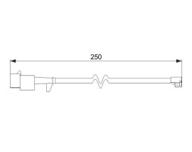 ARKA BALATA FİŞİ İKAZ KABLOSU IVECO DAILY III 99-07 DAILY IV 06-11