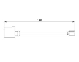 ARKA BALATA FİŞİ İKAZ KABLOSU VW TOUAREG / PORSCHE CAYENNE YENİ MODEL 1987473528