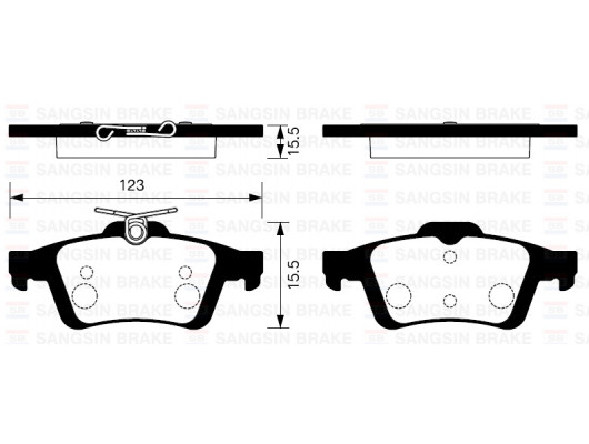 ARKA BALATA FOCUS II CMAX 03 CONNECT 02 LAGUNA III 07 VECTRA C 02 C5 08 SIGNUM 03 GDB1621 93192623-1605200