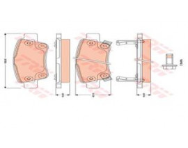 ARKA BALATA HONDA CRV III 2.0 I-VTEC 2.2 I-CTDI 2.0 İDTEC 01/2007 2.4 İVTEC 09