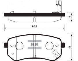ARKA BALATA HYUNDAI İ10-1.1-1.2-KIA PICANTO 1.0-1-1 08 GDB3451-GDB3370