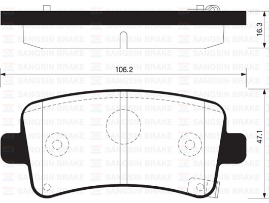 ARKA BALATA INSIGNIA 1.6-1.6T-1.8-2.0CDTI 08 14 SAAB 9.5 10 MALIBU 2.0D-2.4 12 GDB1784