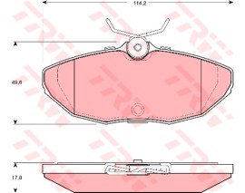 ARKA BALATA JAGUAR STYPE 3.0V6 10/98 07 4.0 99-02 XJ 2.7D 05-3.09 3.0 4.2 03-3.09