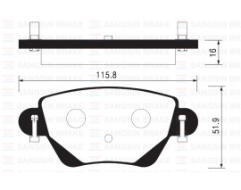 ARKA BALATA KNG 01 MONDEO 00-07 JAGUAR XTYPE 01-09 GDB1525-GDB1435