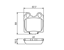 ARKA BALATA LEXUS GS 300 00 300 T3-400 97-00 -430 00 LEXUS IS 200-300 99