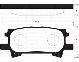 ARKA BALATA LEXUS RX 300-350-400 03-08 TÜM TEKERLEKLERİ ÇEKİŞLİ GDB3339