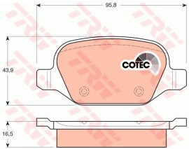 ARKA BALATA LINEA TÜM MODELLER ALFA 147 01 156 97-03 GT 03-10